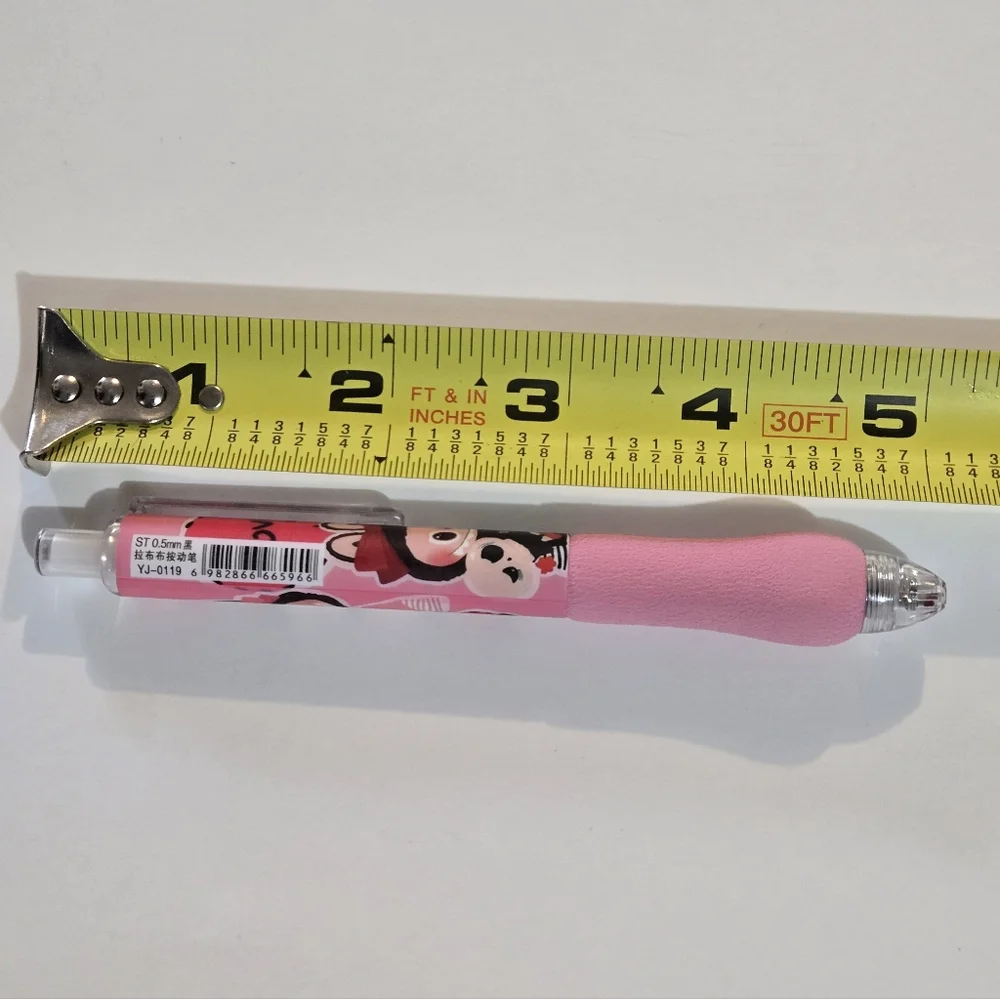 🍒🍒 Charming Pink Labubu Pen With Cushion Grip